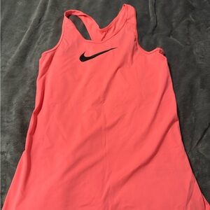 Nike Pink Racerback Tank Top with Swoosh